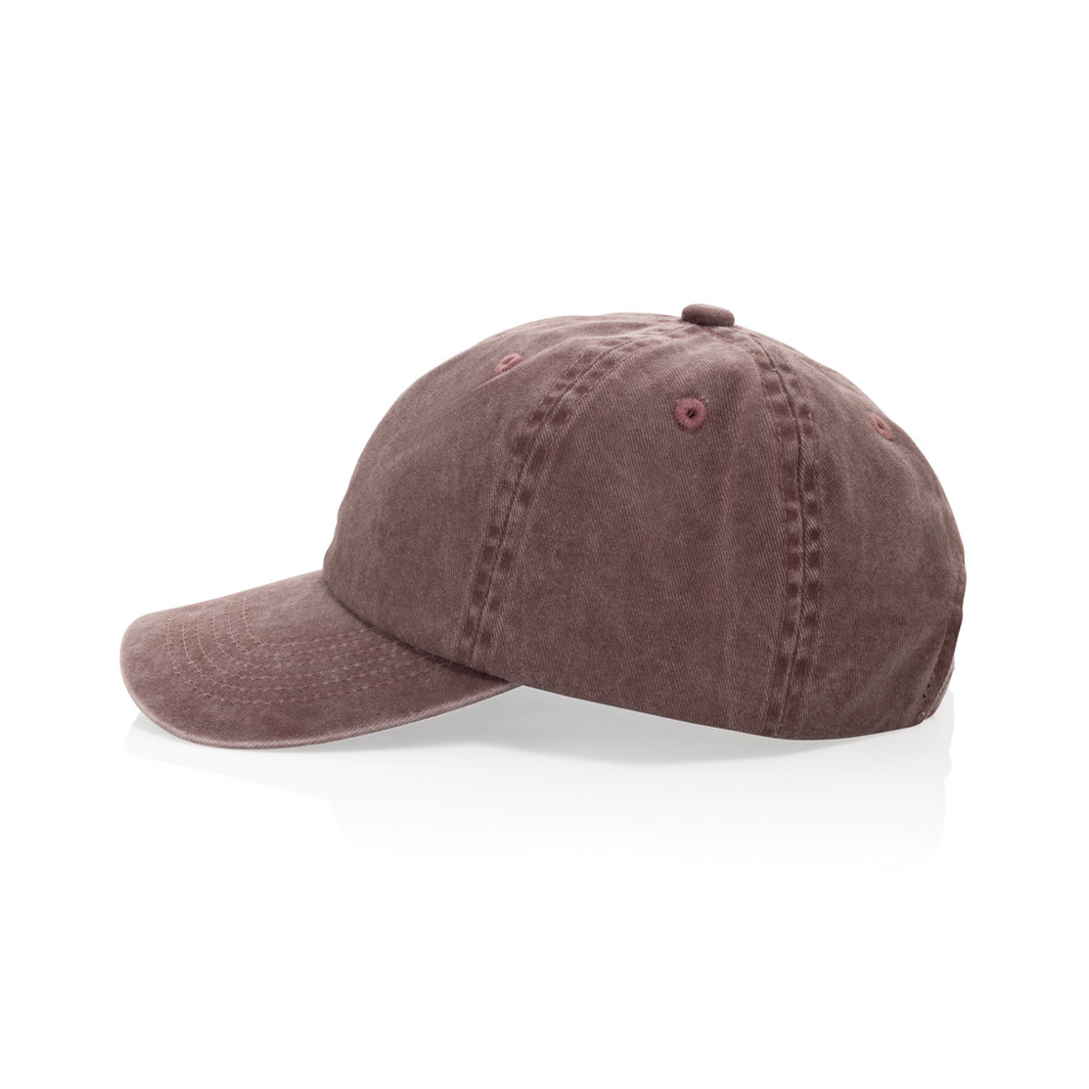 BEAU AWARE™ Washed 6-Panel Kappe aus 270gr/m² Baumwolltwill