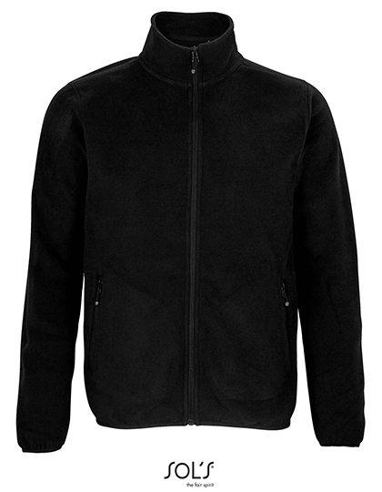 SOL´S - Men´s Factor Zipped Fleece Jacket - Black