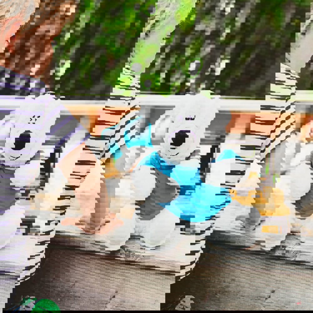 RecycelBär® Ice, weiß, M