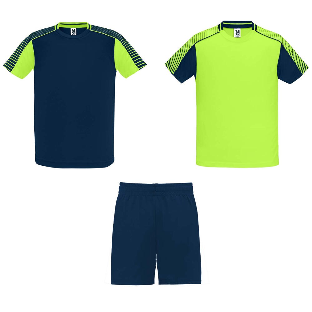 Juve Sport-Set Unisex  - fluorgrün, marineblau