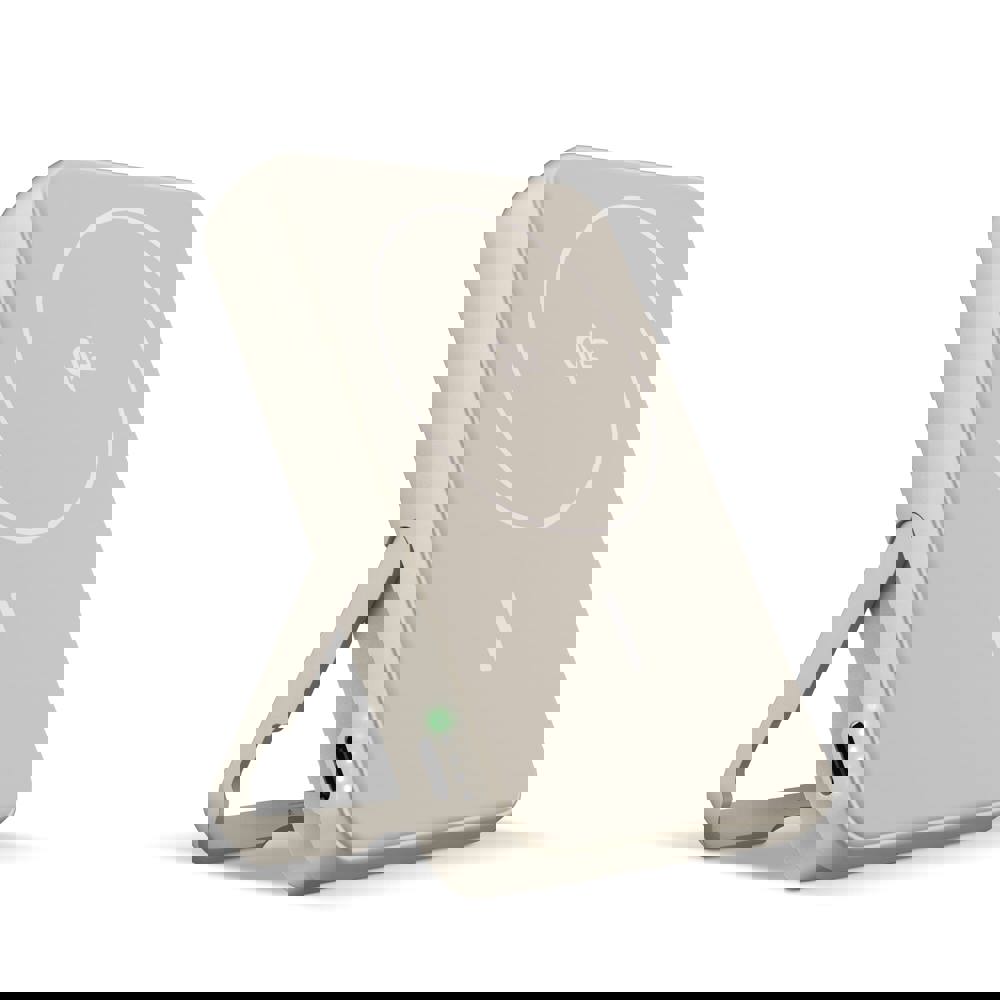 Fresh 'n Rebel Kabellose Powerbank 10000 mAh kompatibel mit MagSafe - beige