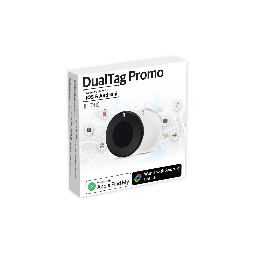 DualTag Promo Tracker Apple und Google Android