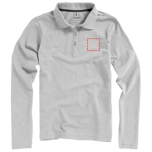 Calgary Langarm Poloshirt für Damen