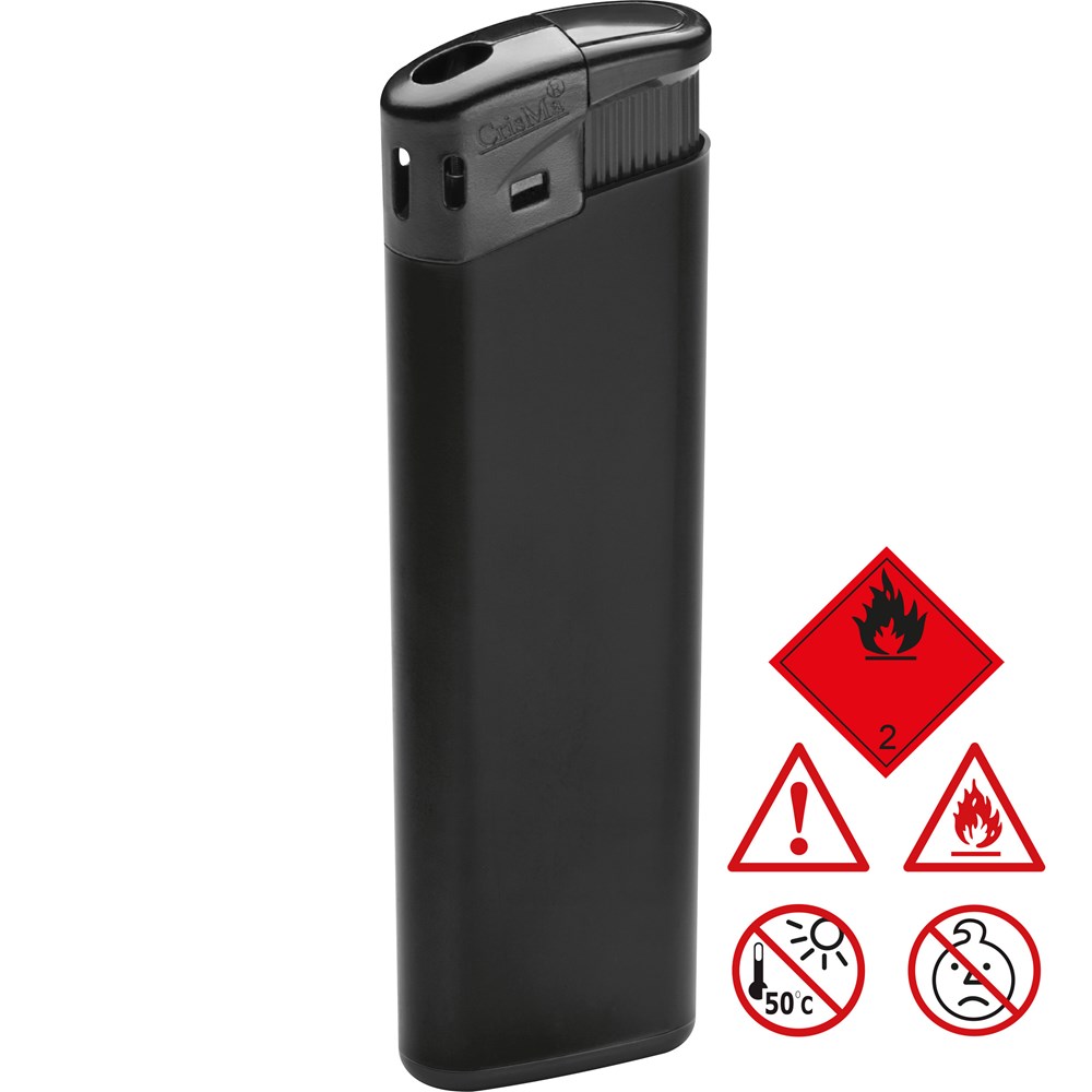 Elektronik Feuerzeug FRANK - schwarz