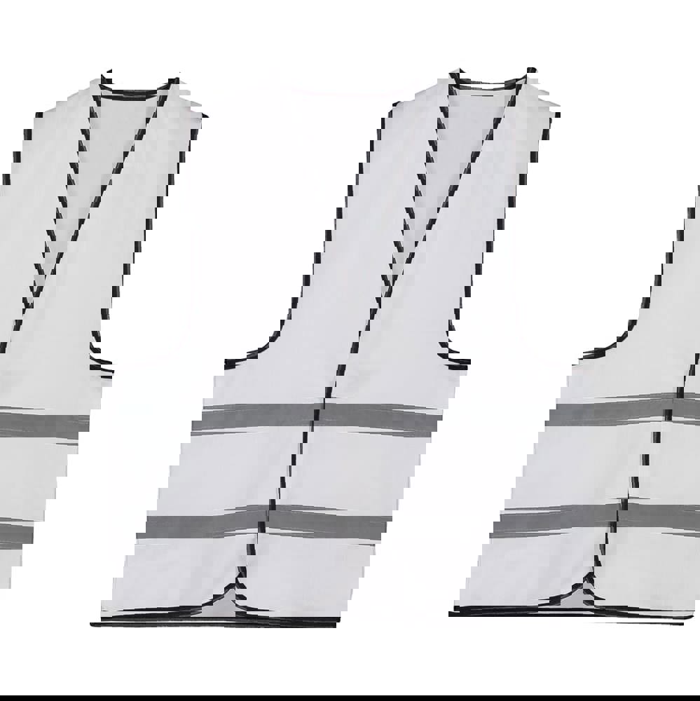 Reflektierende Kinderweste 6-12 Jahre - Weiß (White) / Weiß