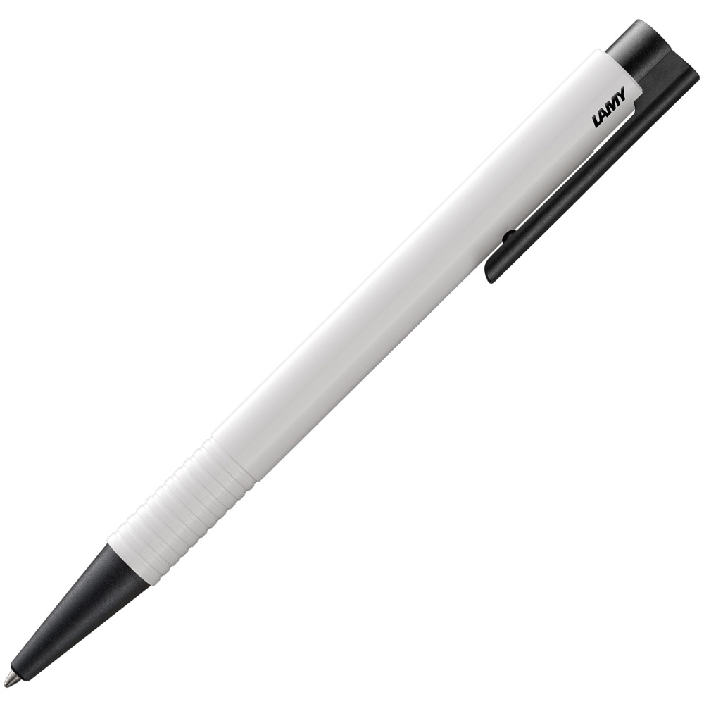 Kugelschreiber LAMY logo blue - White