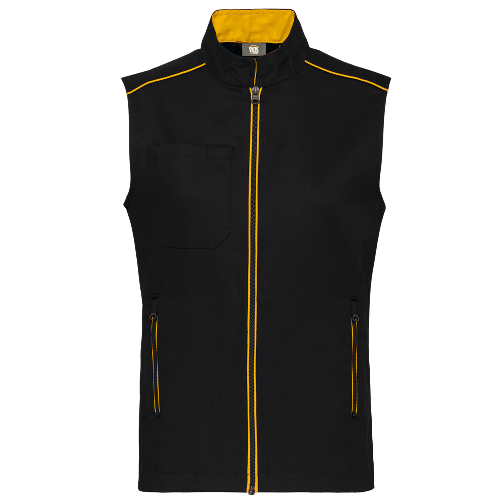 WK6148 - Weste Day To Day - Black / Yellow