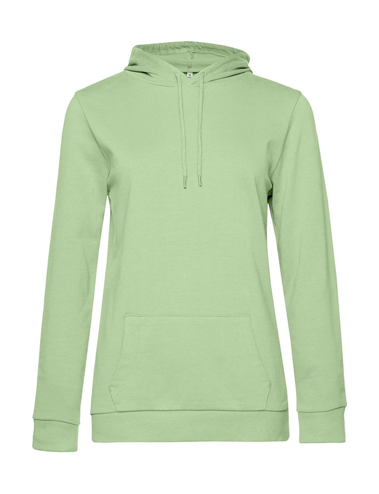 #Hoodie /women French Terry - Light Jade