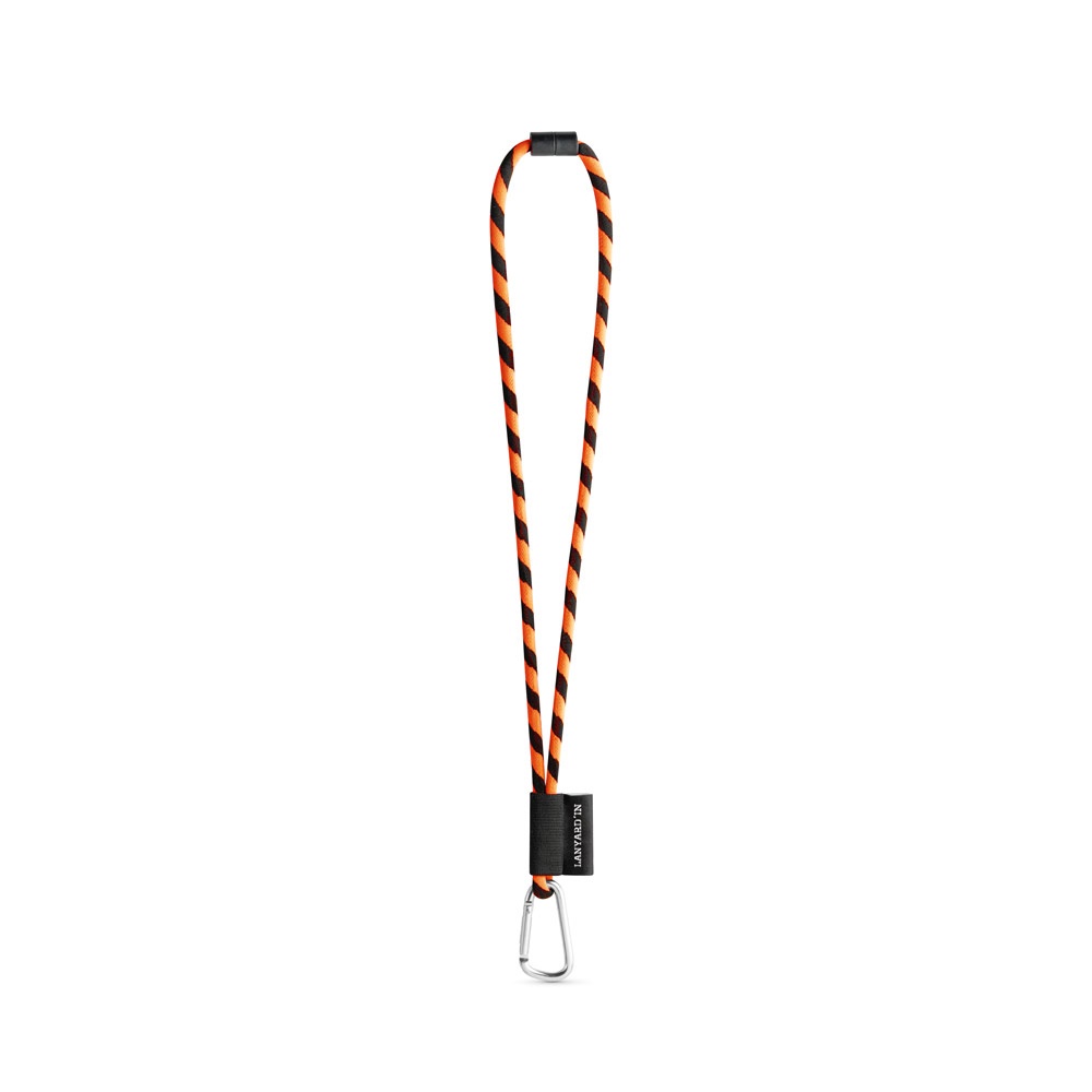 75089. Lanyard Tube Long Set II. Standardmodelle - Schwarz, Orange