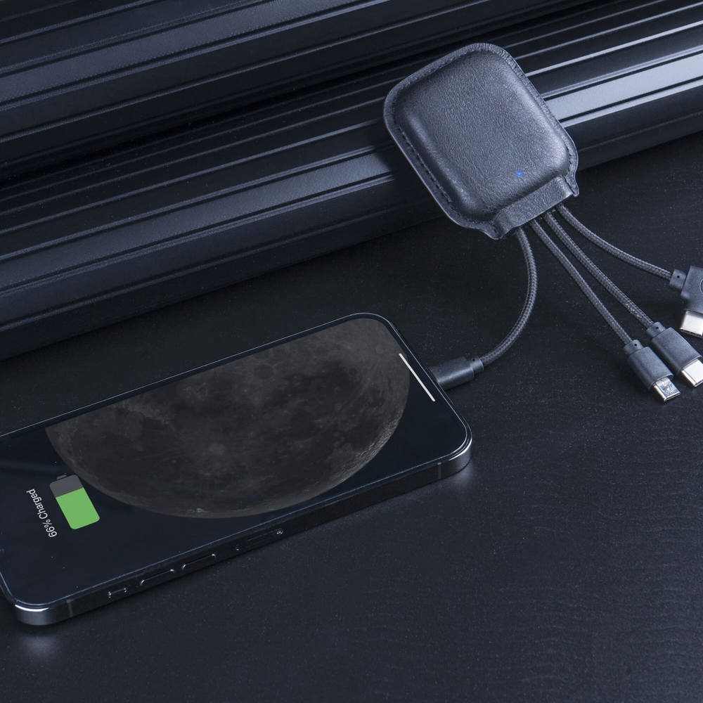 4001 | Xoopar Iné Gamma NFC Powerbank with Charging cables 3000mAh 