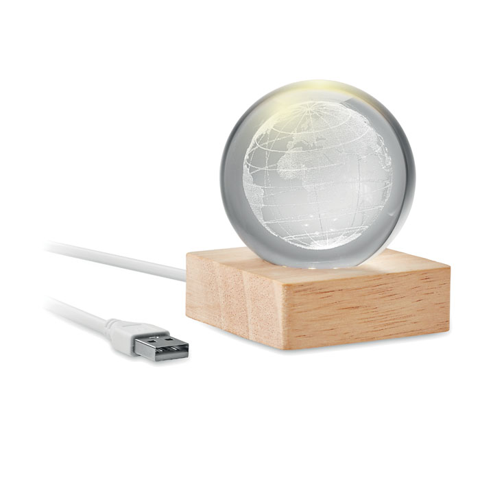 GLOBE LIGHT - LED-Glaskugel Globus