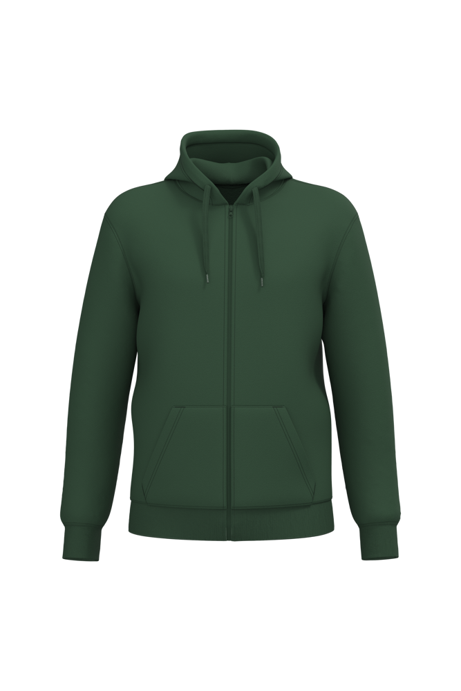 K4042 - Recyceltes Unisex-Sweatshirt mit Reißverschluss und Kapuze