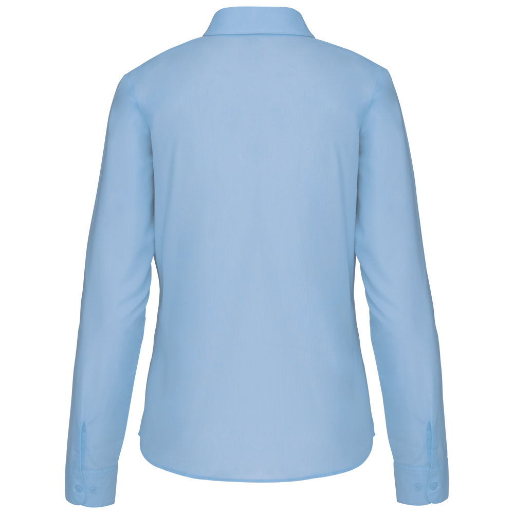 K549C - Popeline-Hemd Baumwollpolyester pflegeleicht für Damen