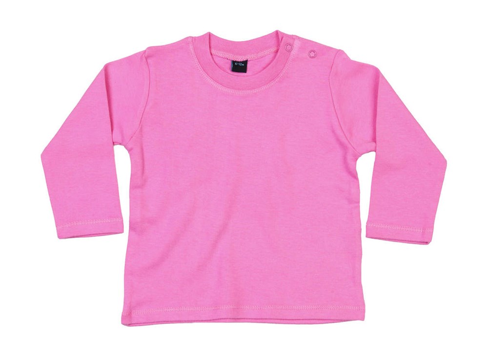 Baby Longsleeve Top - Bubble Gum Pink