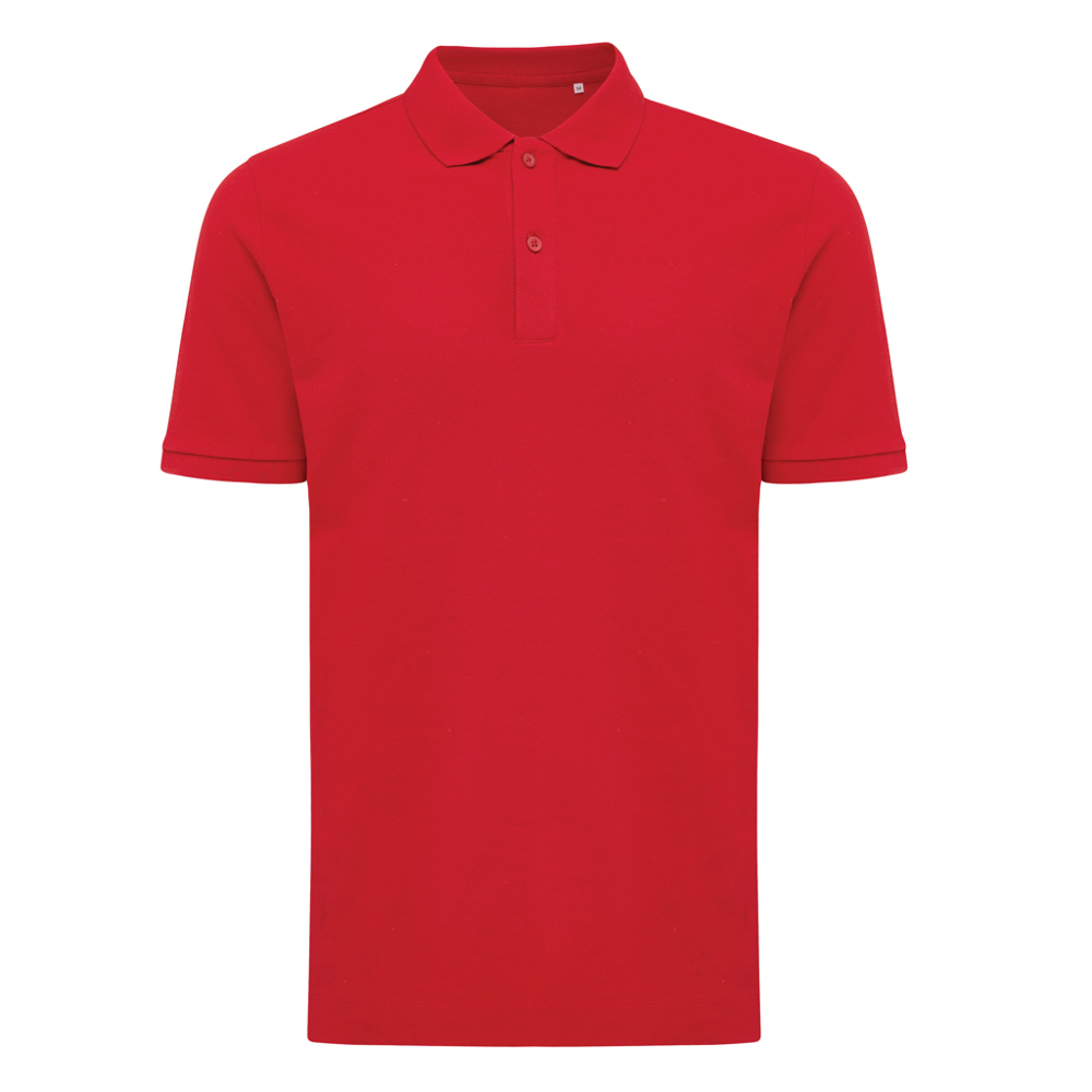 IQONIQ Yosemite Piqué-Poloshirt aus recycelter Baumwolle - rot (± PMS 19-1757 TCX)