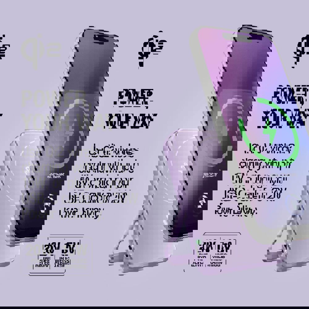 Fresh 'n Rebel Kabellose Powerbank 10000 mAh kompatibel mit MagSafe