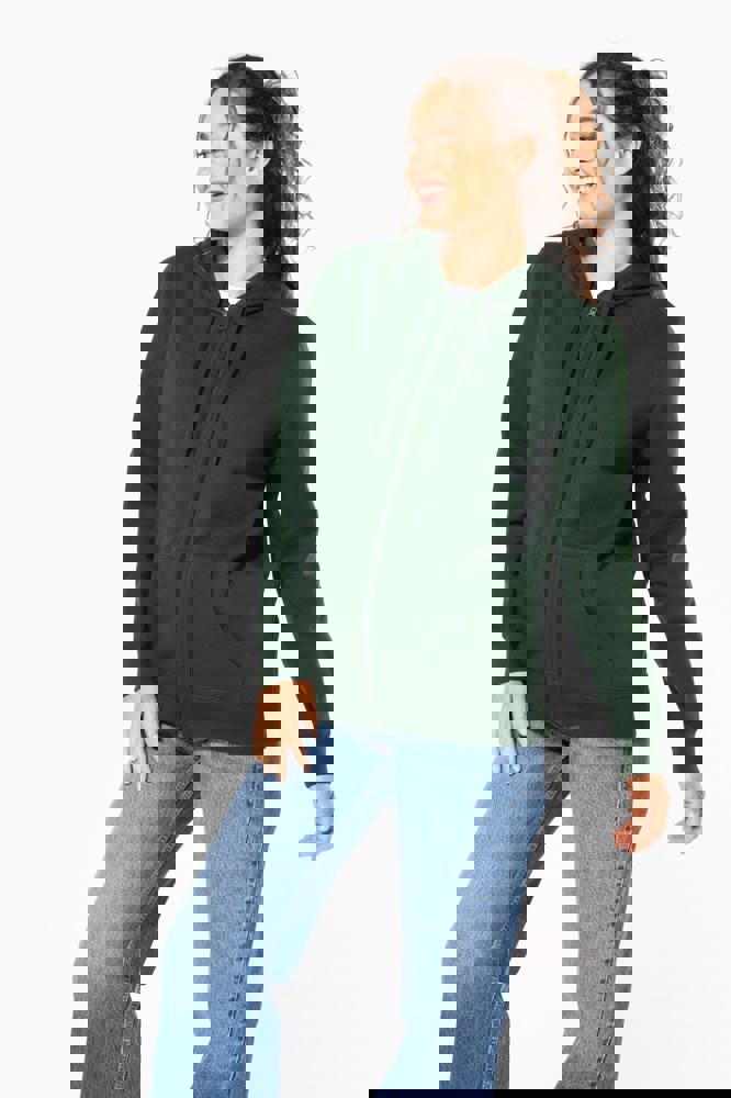 K4042 - Recyceltes Unisex-Sweatshirt mit Reißverschluss und Kapuze