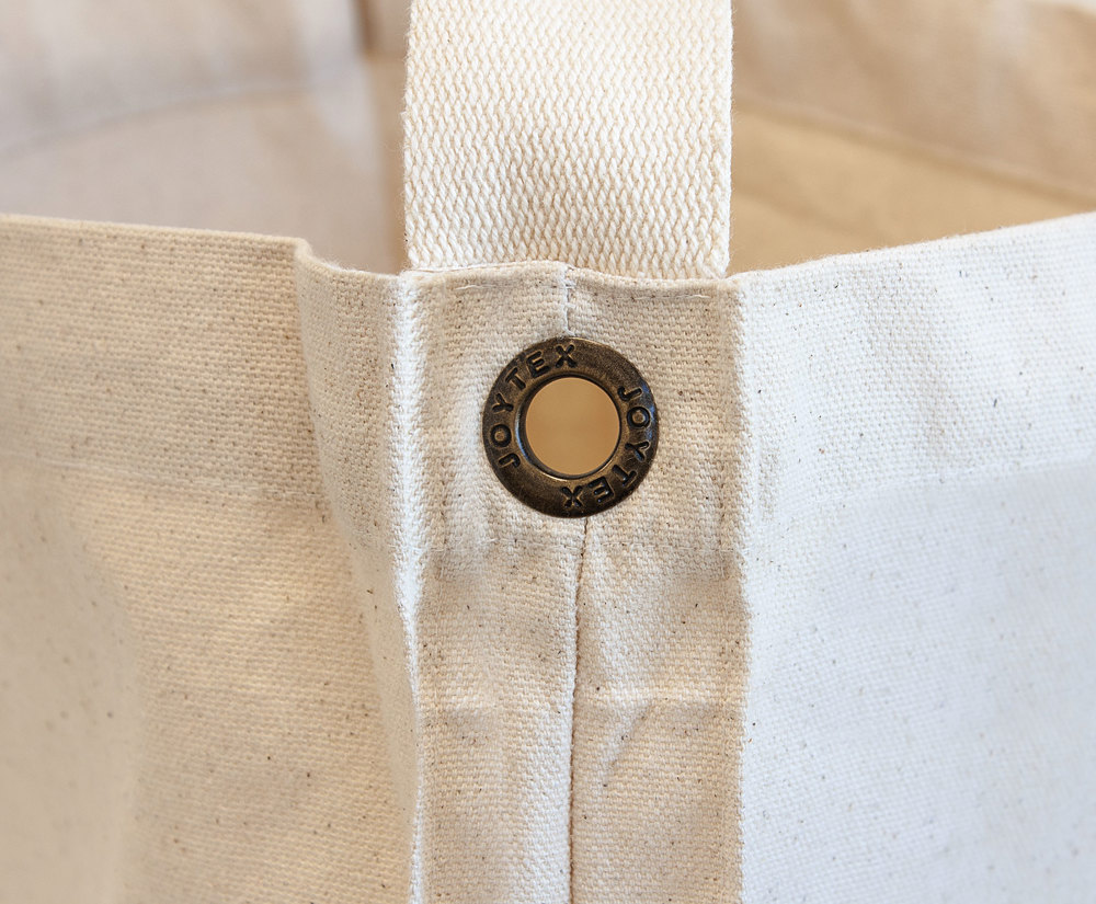 BILBAO – Canvas-Umhängetasche mit gewebtem Schultergurt und Metallöse