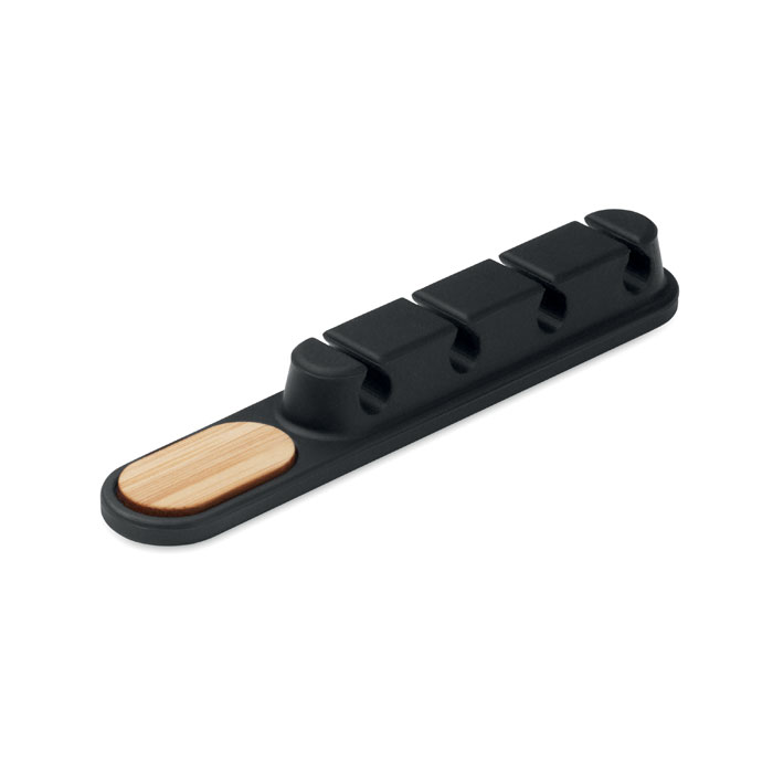 ORDER - Kabel-Halter Silikon - Schwarz