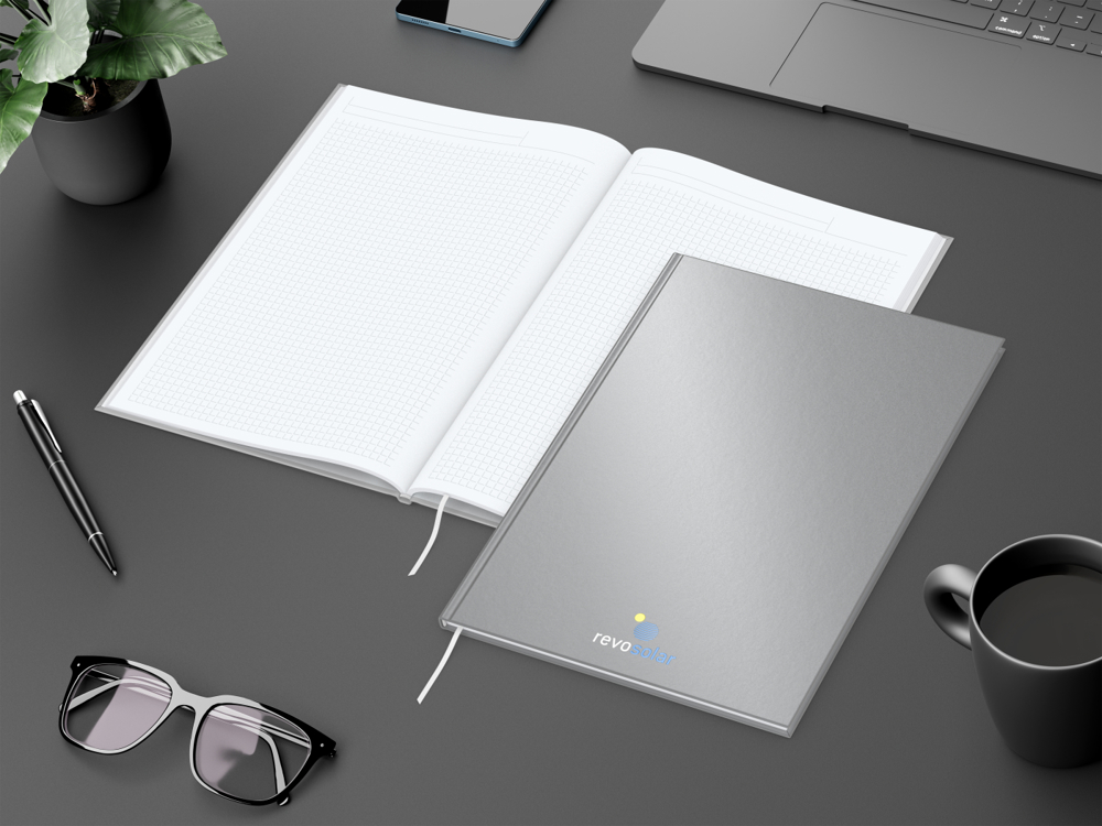 Notizbuch Memo-Book EXPRESS, A4, silber