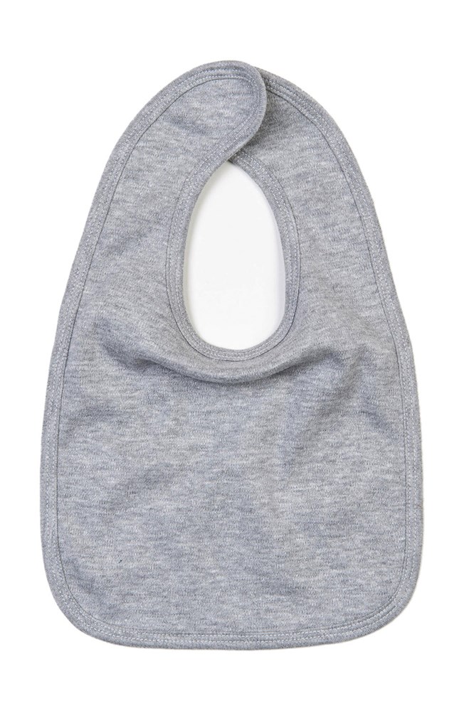 Baby Bib - Heather Grey Melange
