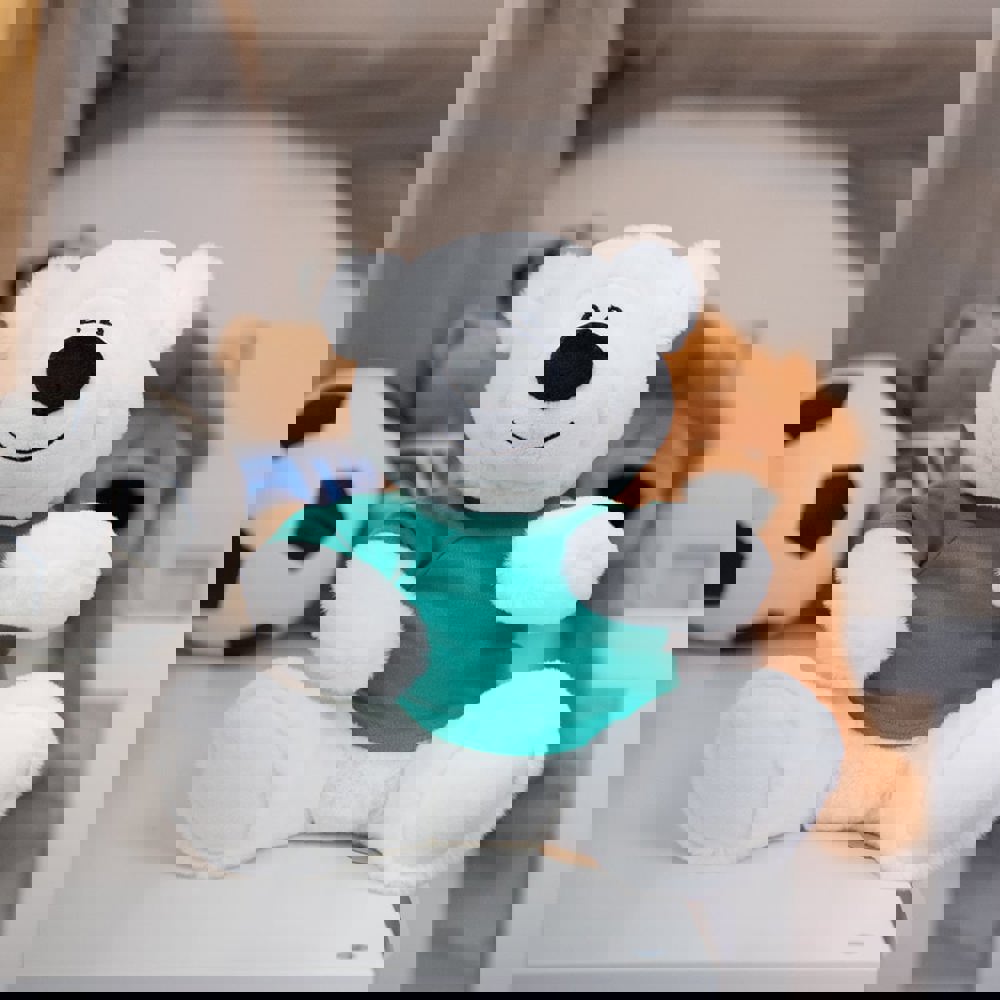 RecycelBär® Ice, weiß, M