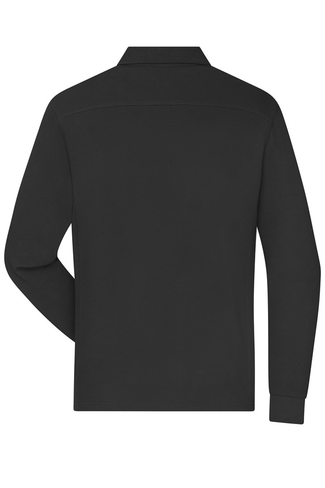 Men's Workwear-Long-Sleeved Polo   OCS Blended