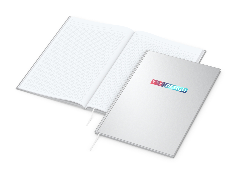 Notizbuch Memo-Book EXPRESS, A4, silber