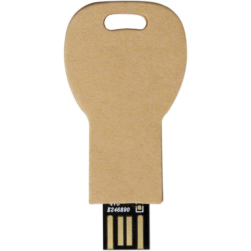 Schlüssel USB-Stick 2.0 aus recyceltem Papier