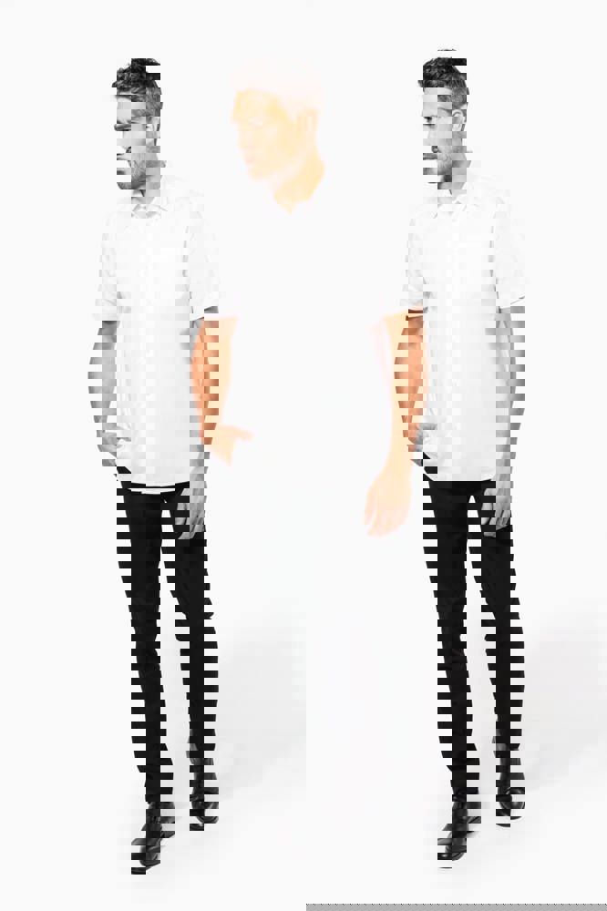 K543C - Herren Popelinehemd Kurzarm