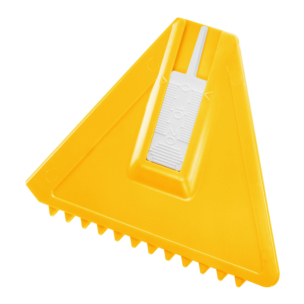 Eiskratzer "Duo" - weiß/gelb