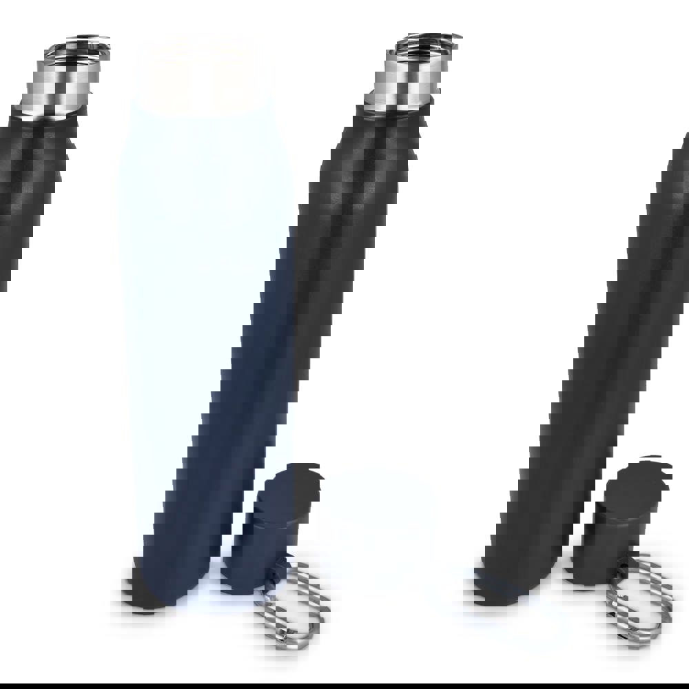 Karabiner mattierte Isolierflasche 600 ml