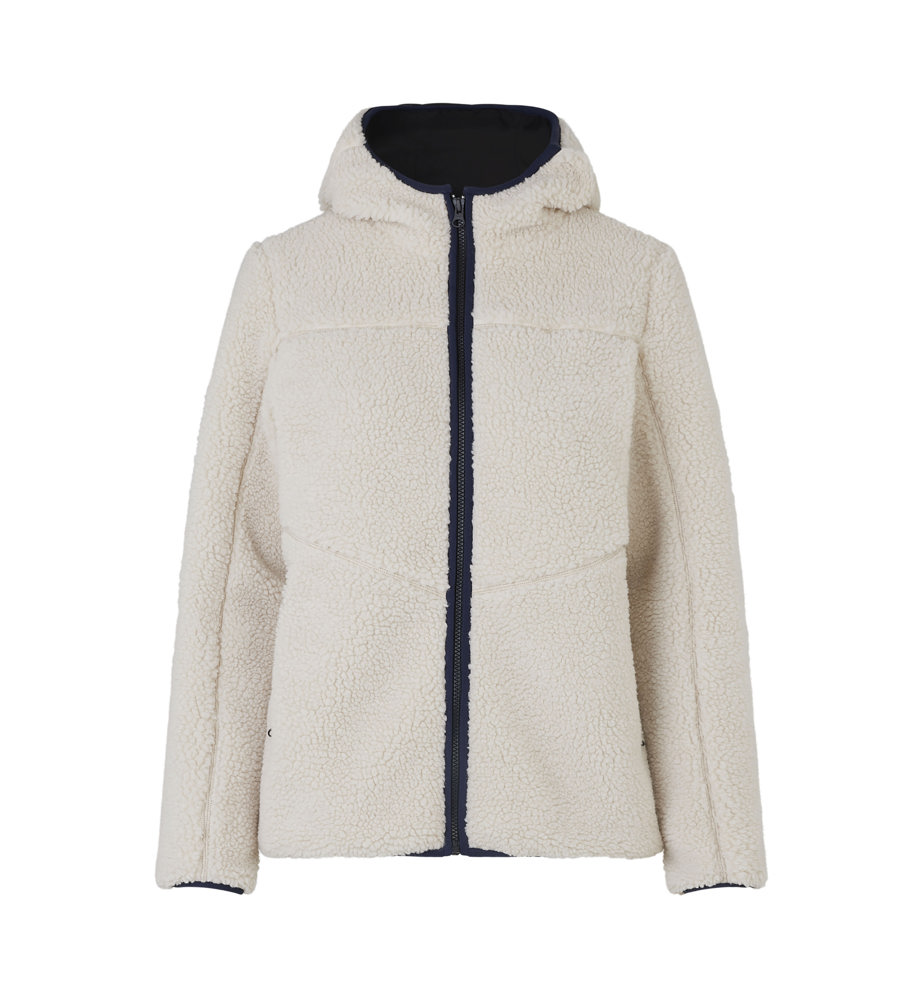 Pile Fleecejacke | Damen   - Off-white (C-110)