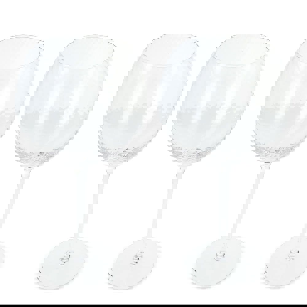 Byon Opacity 2er-Set Weingläser mit stilvollem Glasmuster 470ml