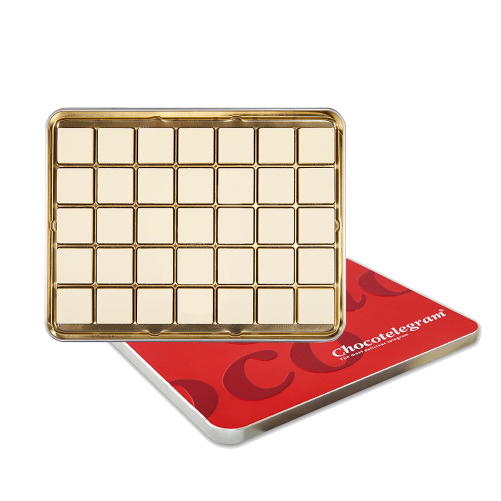 ChocoFoto 35 Stück Schokolade in einer hochwertigen Schachtel