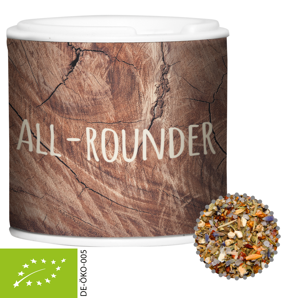 Bio Gewürzmischung Alleskönner, ca. 30g, Gewürzpappstreuer