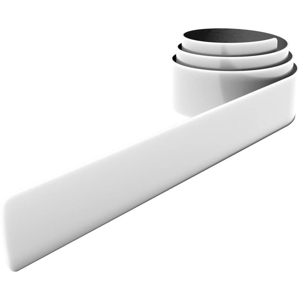 RFX™ 44 cm reflektierendes TPU Schnapparmband - Weiss