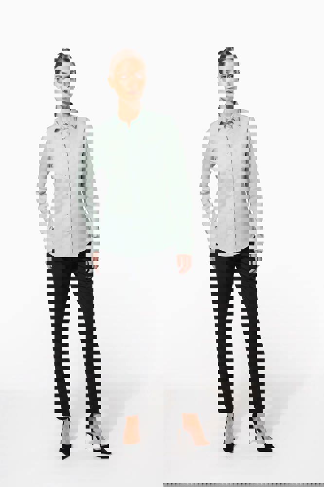 K549C - Popeline-Hemd Baumwollpolyester pflegeleicht für Damen