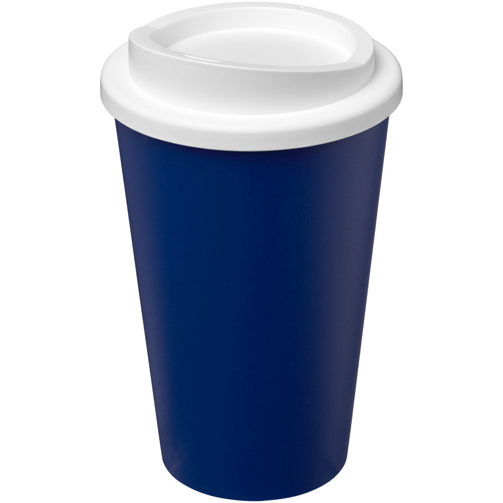 Americano® Eco 350 ml recycelter Becher - blau, weiss