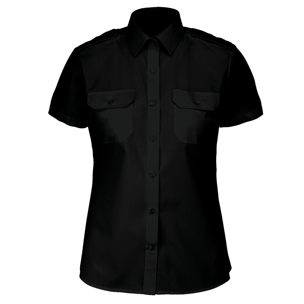 K504 - Kurzarm-Pilotenhemd für Damen