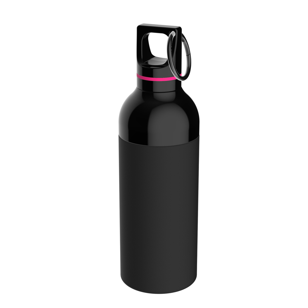 Trinkflasche RETUMBLER-DUIX STEEL - magenta, schwarz