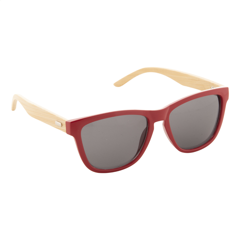 Colobus - Sonnenbrille - rot/natur