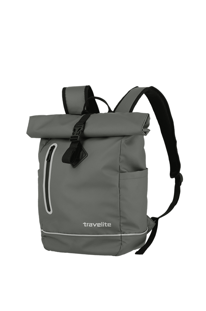 TRAVELITE BASICS Roll-Up Rucksack Plane, Anthrazit