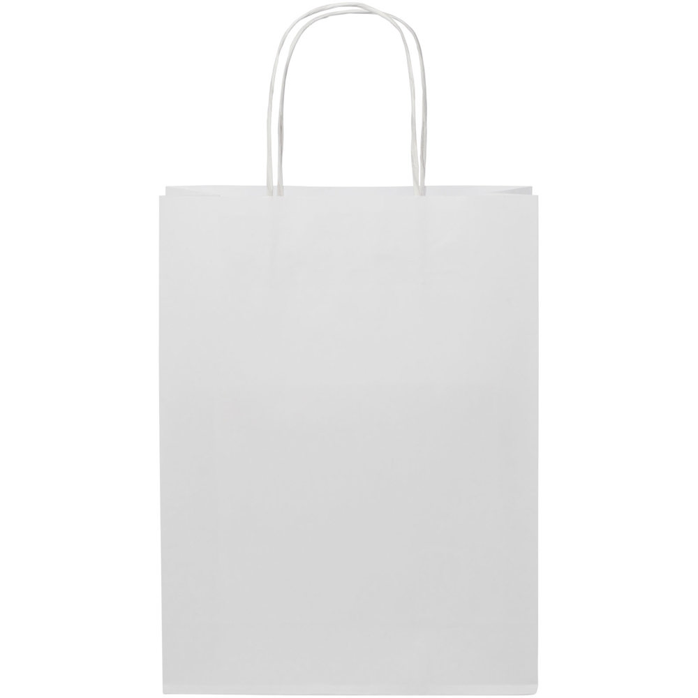 Kraftpapiertasche 120 g/m² mit gedrehten Griffen – 24 × 9 × 32 cm
