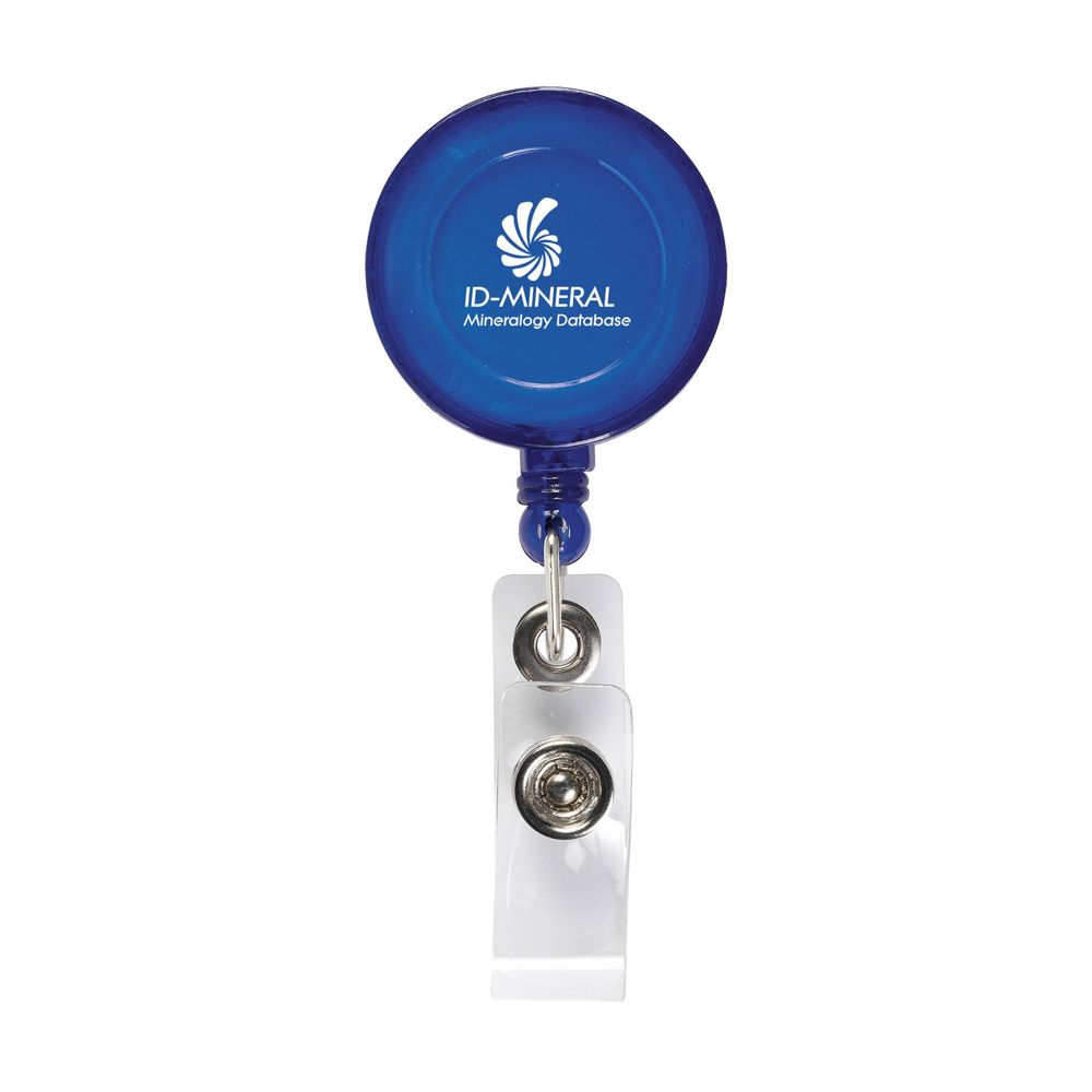 BadgeClip Badgehalter - transparent blau
