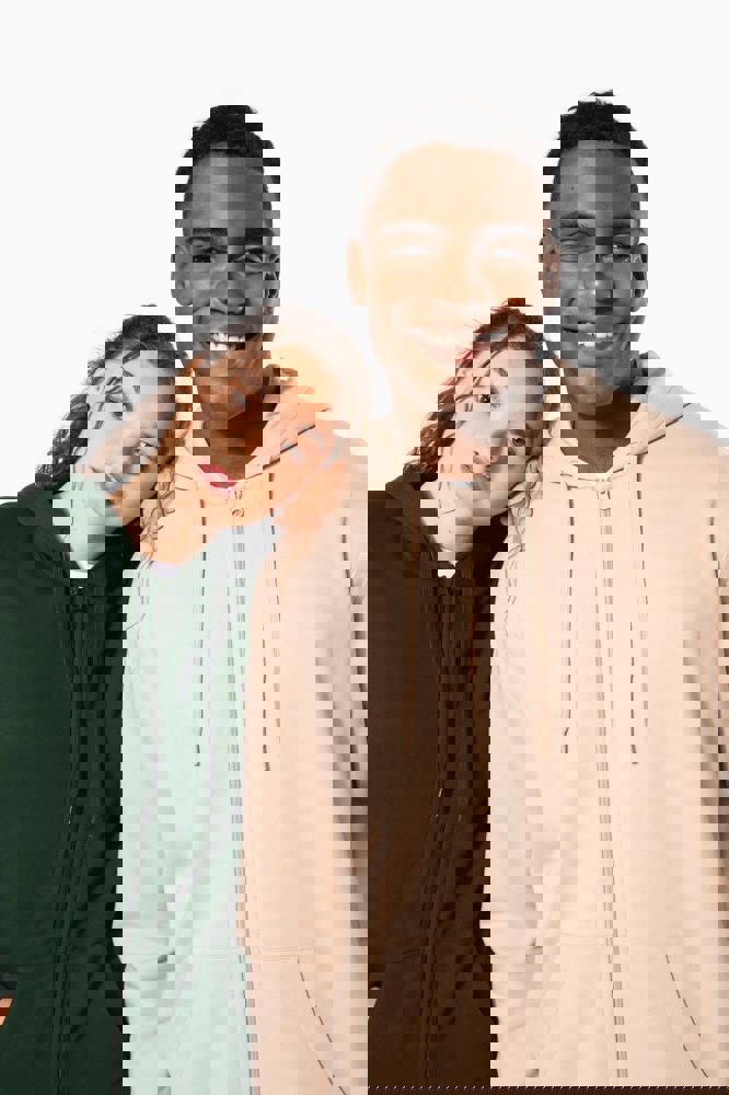 K4042 - Recyceltes Unisex-Sweatshirt mit Reißverschluss und Kapuze