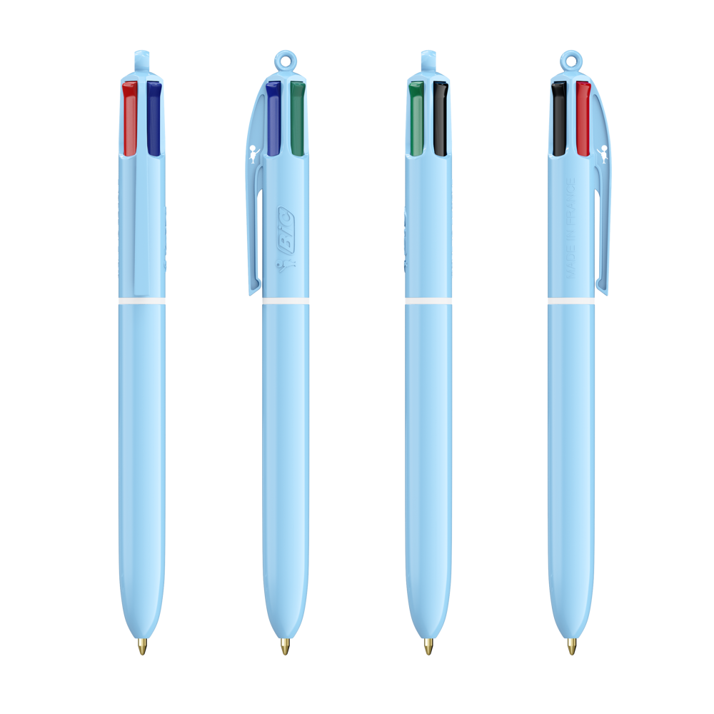 BIC® 4 Colours® Pastel - Pastellblau