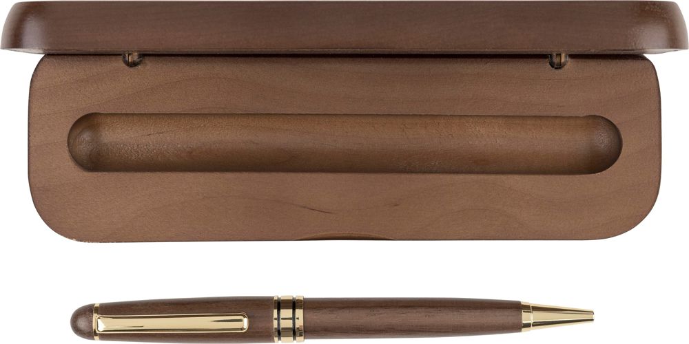 Walnussholz-Drehkugelschreiber Noa