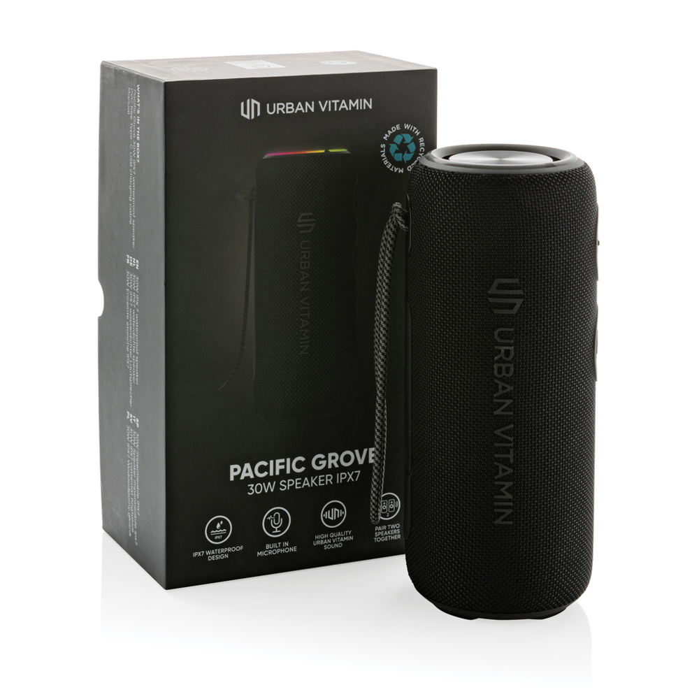 Urban Vitamin Pacific Grove 30W IPX7 Speaker aus RCS Plastik