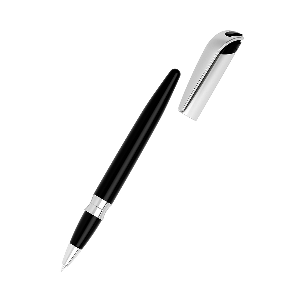 Klio-Eterna - I-roq rollerball metal Mc - Tintenrollerschwarz glanz